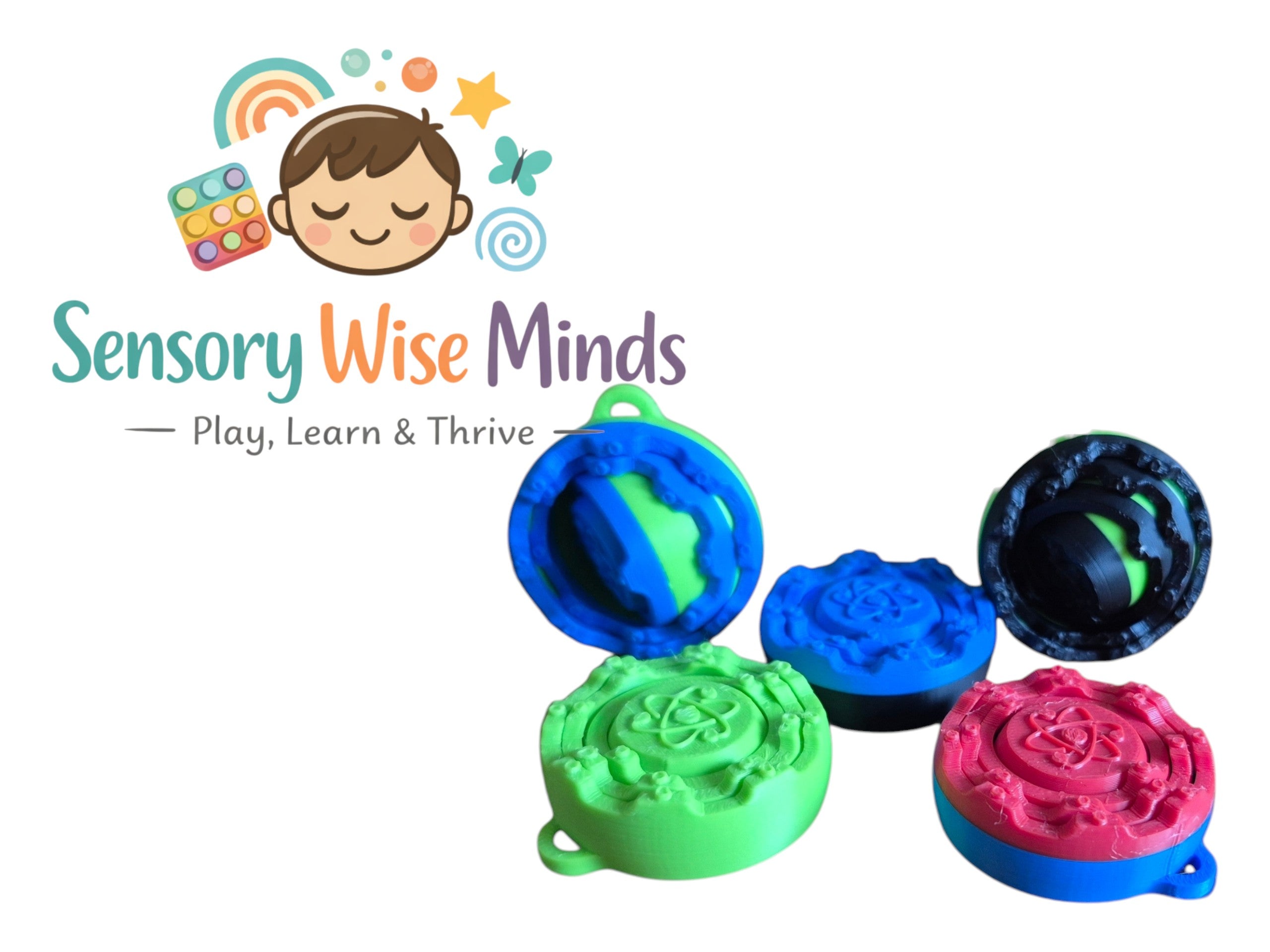 Atomic Pocket Size Keyring Sensory Fidget