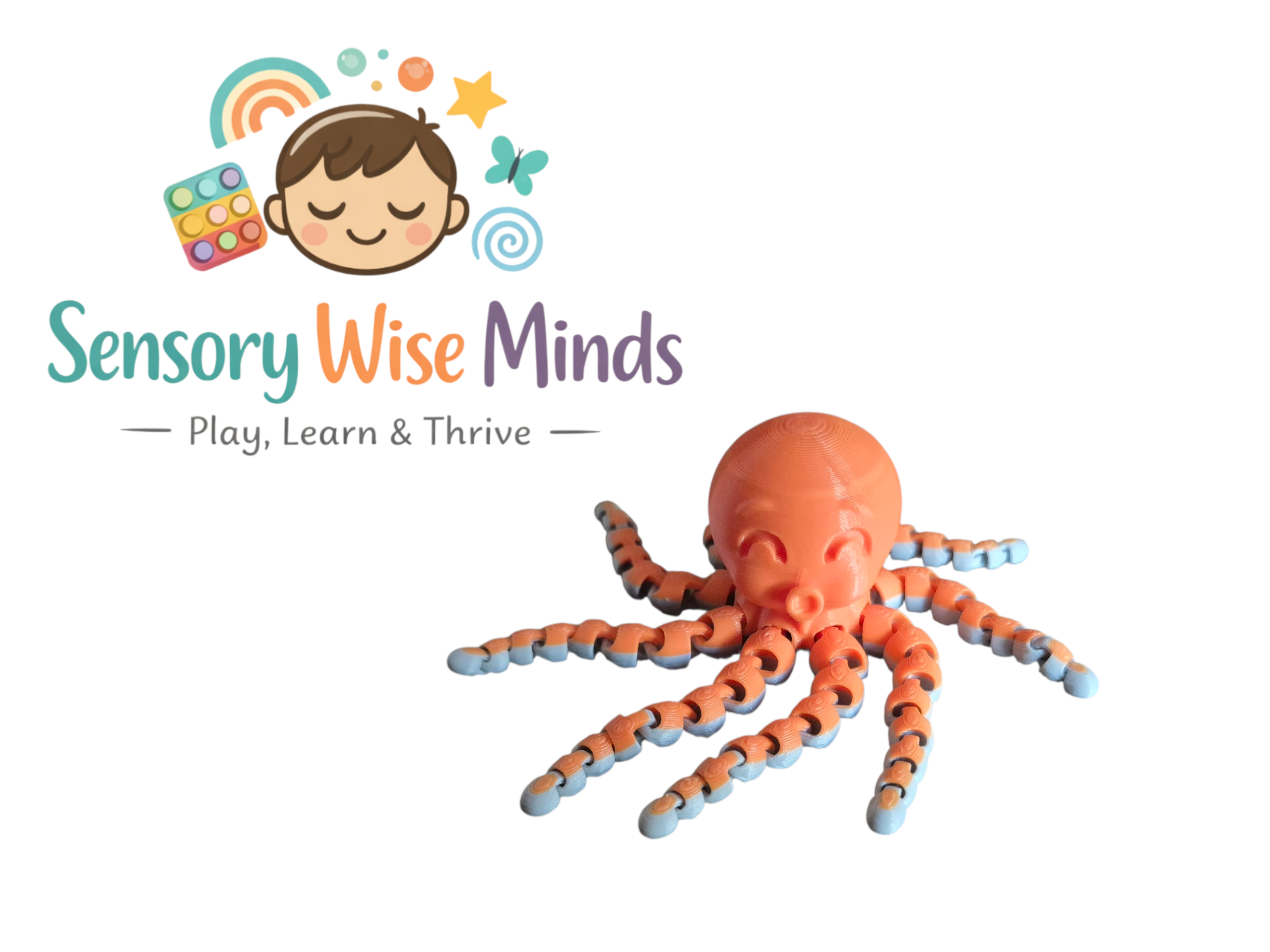 Calming Flexi Octopus Fidget Toy